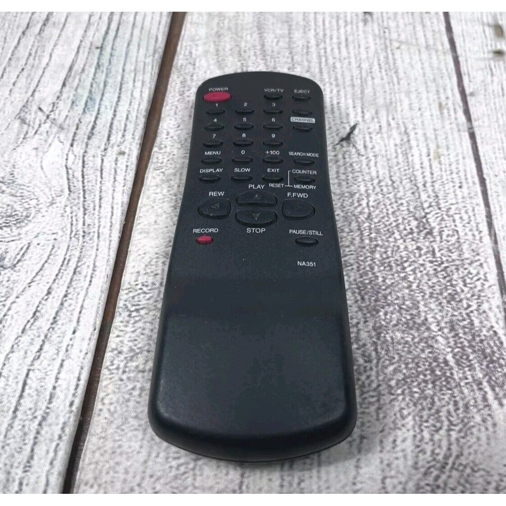 Magnavox Durabrand NA351 TV VCR Remote Control - TESTED WORKING No Battery Cover